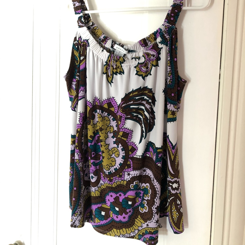 Grace Sleeveless Flowy Top